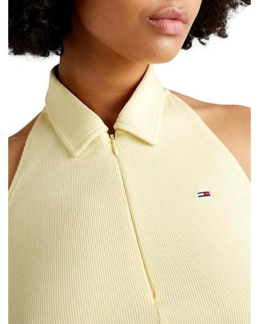 Início-TOMMY-JEANS-POLO-CUELLO-HALTER-MUJER-DW0DW15329-AMARILLO