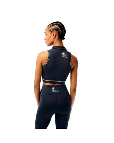 Inizio-LACOSTE-TOP-ESTILO-POLO-DEPORTIVO-MUJER-IF4913-AZUL
