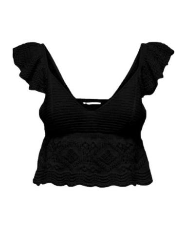 ONLY TOP RUFFLE KIRSTIE PRETO 15291464 NEGRO