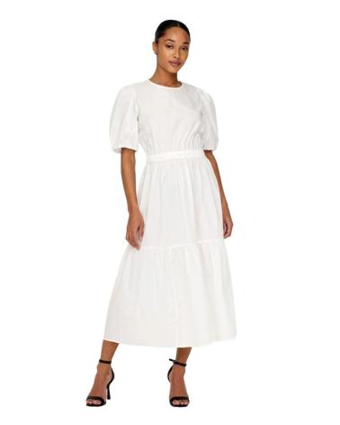 ABITO LUNGO LEAH BIANCO PURO ONLY 15296213 BLANCO