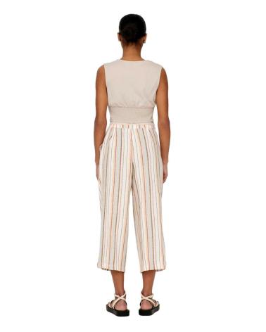 TOP CROPPED SENZA MANICHE ONLY JANY BEIGE MODELLO 15294427 BEIGE