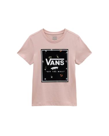 VANS OFF THE WALL T-SHIRT ROSA MICRO DISTY BOX VN0003DKBQL ROSA