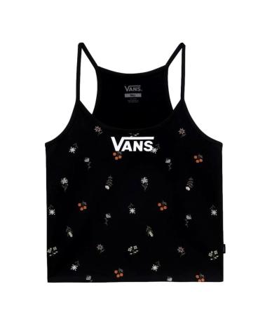 TOP HALTER VANS MICRO DISTY VN0003M6BLK1 PRETO NEGRO