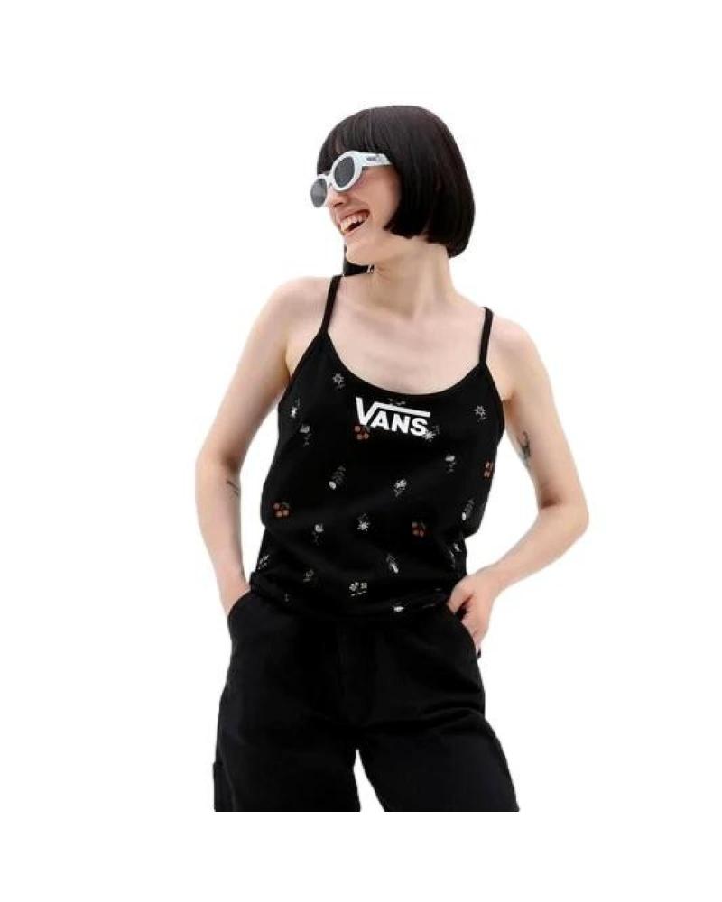 TOP HALTER VANS MICRO DISTY VN0003M6BLK1 PRETO NEGRO