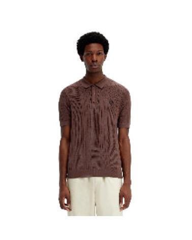 Startseite-FRED-PERRY-POLO-PUNTO-GANCHILLO-K7861-MARRóN