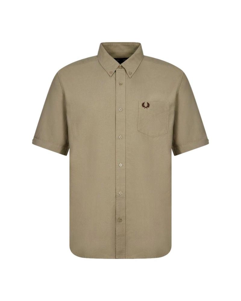 CAMICIA OXFORD FRED PERRY M5503 GRIGIA GRIS