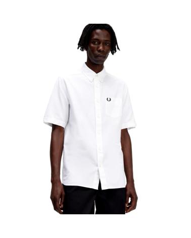 CAMICIA OXFORD FRED PERRY M5503 BIANCA BLANCO