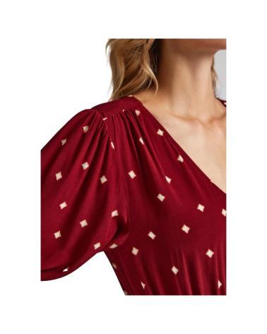 PEPE JEANS VESTITO CORTO PL953363 ROSSO ROJO