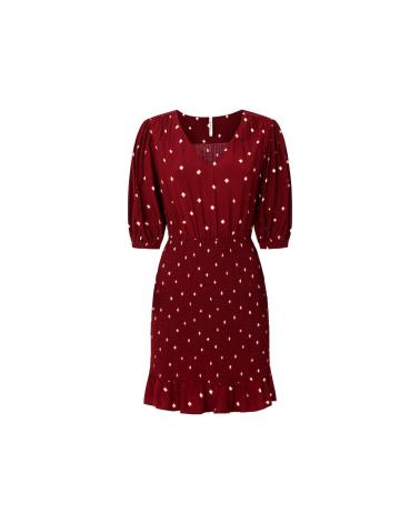 PEPE JEANS VESTITO CORTO PL953363 ROSSO ROJO