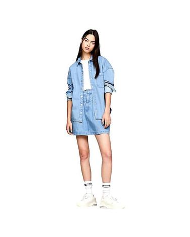 Inizio-TOMMY-JEANS-FALDA-MUJER-VAQUERA-DW0DW17440-AZUL