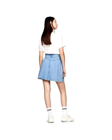 Inizio-TOMMY-JEANS-FALDA-MUJER-VAQUERA-DW0DW17440-AZUL
