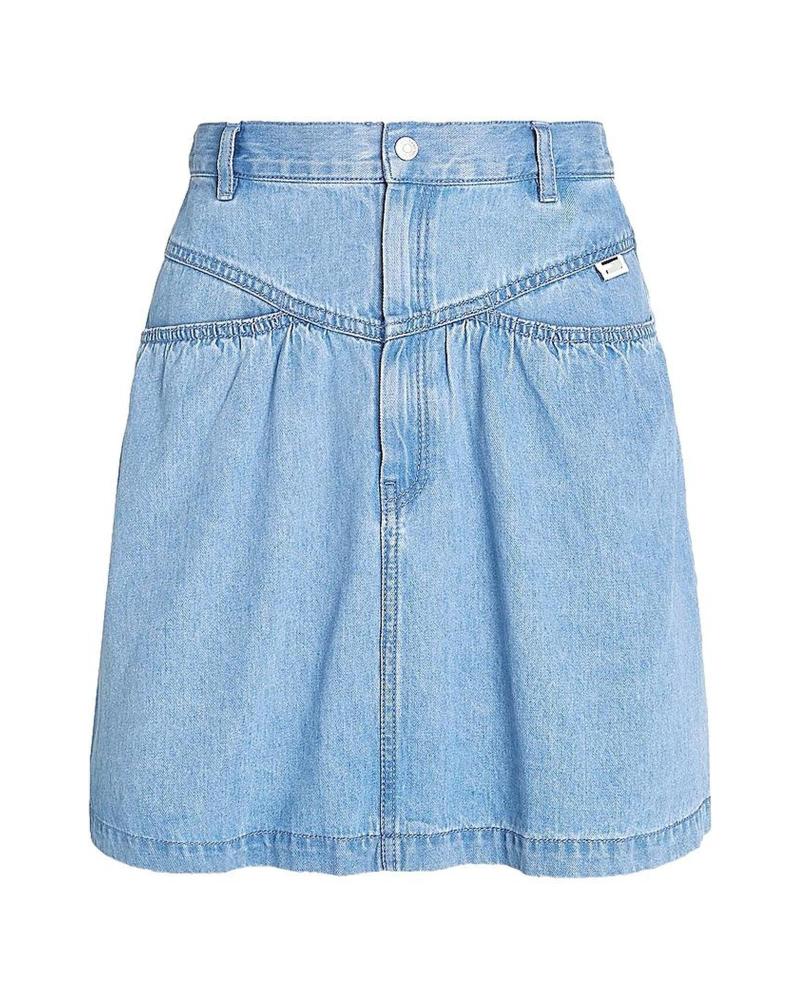 Inizio-TOMMY-JEANS-FALDA-MUJER-VAQUERA-DW0DW17440-AZUL
