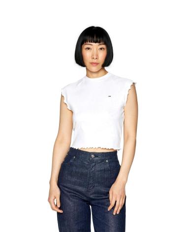 T-SHIRT TOMMY JEANS BABYLOCK BRANCA DW0DW17384 BLANCO