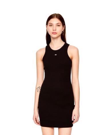 VESTIDO TOMMY JEANS ESSENTIAL BODYCON DW0DW17406 NEGRO NEGRO