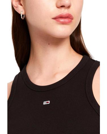 TOMMY JEANS ESSENTIAL BODYCON DRESS BLACK DW0DW17406 NEGRO