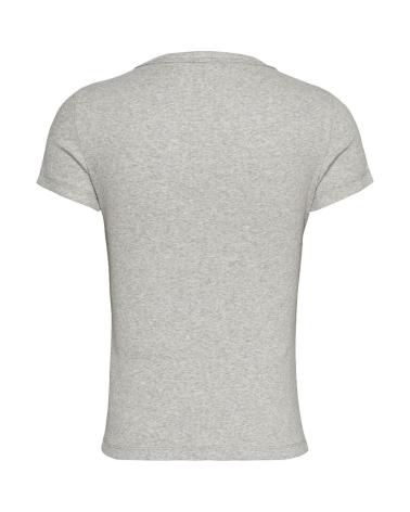 TOMMY JEANS CAMISETA AJUSTADA ESSENTIAL GRIS DW0DW17385 GRIS