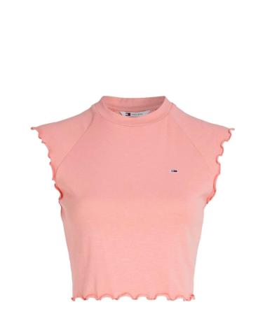 TOMMY JEANS CAMISETA BABYLOCK DW0DW17884 ROSA ROSA