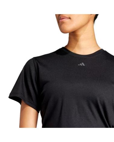 ADIDAS YOGA STUDIO WRAPPED T-SHIRT IS2988 BLACK NEGRO