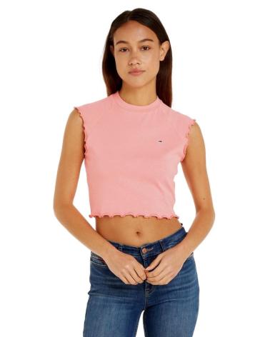 TOMMY JEANS BABYLOCK T-SHIRT DW0DW17884 ROSA ROSA