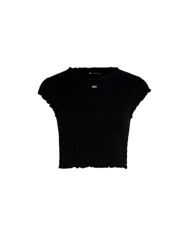 Inicio-TOMMY-JEANS-CAMISETA-ESSENTIAL-CON-FRUNCIDO-DW0DW17888-NEGRO