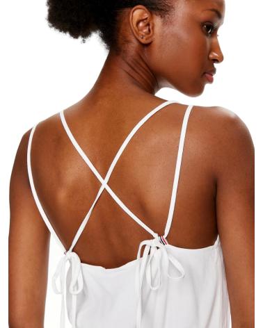 TOMMY JEANS ESSENTIAL STRAPPY DRESS WHITE DW0DW17936 BLANCO