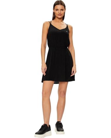 TOMMY JEANS VESTIDO MUJER ESSENTIAL STRAPPY DW0DW17936 NEGRO