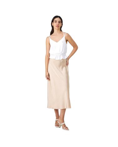 TOMMY JEANS ESSENTIAL STRAPPY TOP DW0DW17802 WHITE BLANCO