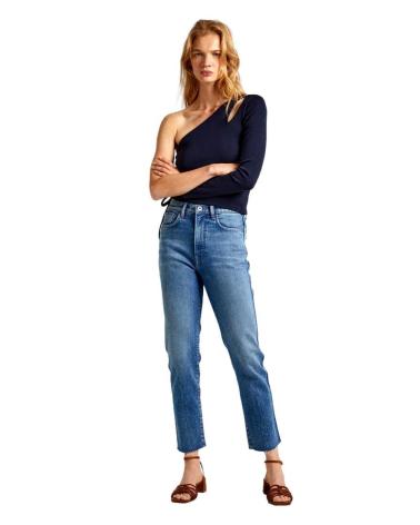 PEPE JEANS SLIM CROP HIGH-WAIST JEANS BLAU PL204690RI1 AZUL