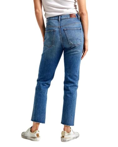 JEANS SLIM CROP VITA ALTA BLU PEPE JEANS PL204690RI1 AZUL