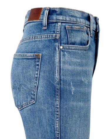 JEANS SLIM CROP VITA ALTA BLU PEPE JEANS PL204690RI1 AZUL