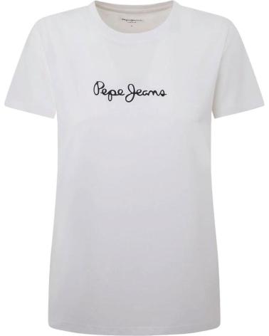 PEPE JEANS CAMISETA MUJER LORETTE PL505827 BLANCO