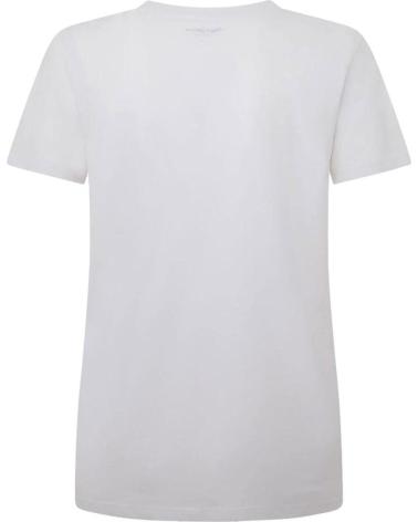 PEPE JEANS CAMISETA MUJER LORETTE PL505827 BLANCO