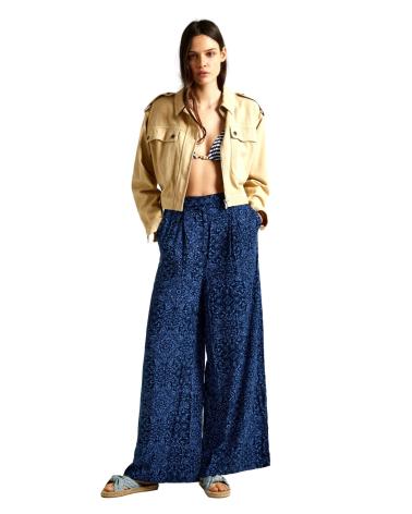 Accueil-PEPE-JEANS-PANTALON-MUJER-COLETTE-PRINT-PL211745-AZUL