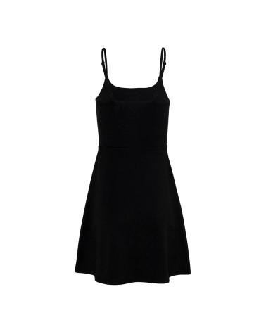Início-TOMMY-JEANS-VESTIDO-MUJER-ESSENTIAL-STRAP-FLARE-DW0DW17988-NEGRO