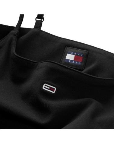 Início-TOMMY-JEANS-VESTIDO-MUJER-ESSENTIAL-STRAP-FLARE-DW0DW17988-NEGRO