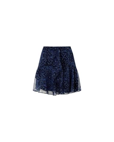 JUPE COURTE À VOLANTS PEPE JEANS PL901111 BLEU AZUL