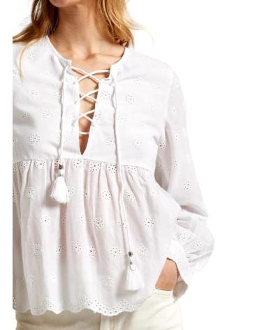 Início-PEPE-JEANS-CAMISA-MUJER-DANAE-PL304816-BLANCO