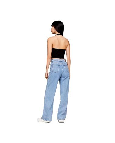 Início-TOMMY-JEANS-CAMISETA-MUJER-CUELLO-HALTER-DW0DW17901-NEGRO