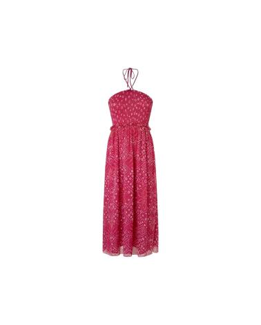 ABITO LUNGO CONVERTIBILE IN GONNA PEPE JEANS PL901107 ROSA ROSA
