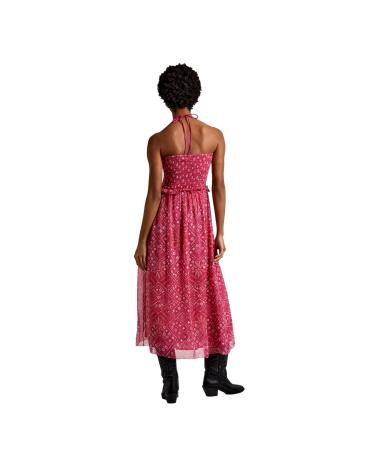ABITO LUNGO CONVERTIBILE IN GONNA PEPE JEANS PL901107 ROSA ROSA
