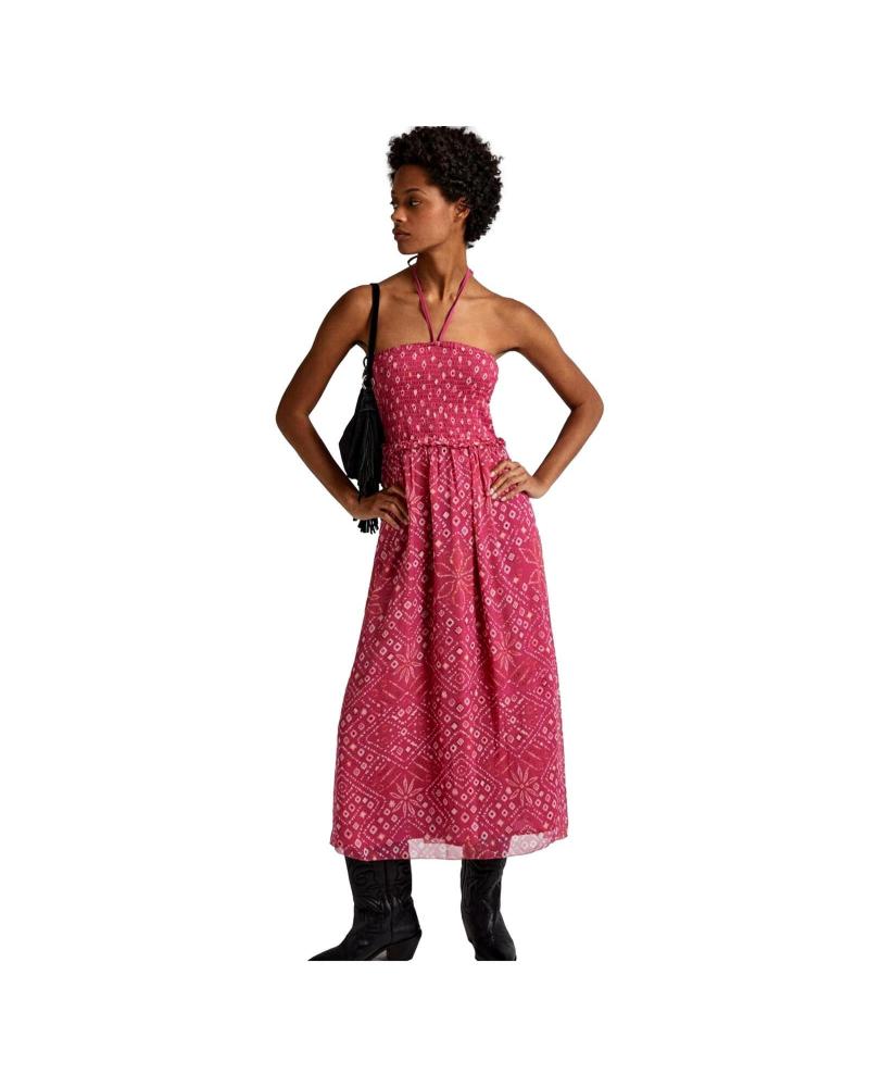 ABITO LUNGO CONVERTIBILE IN GONNA PEPE JEANS PL901107 ROSA ROSA