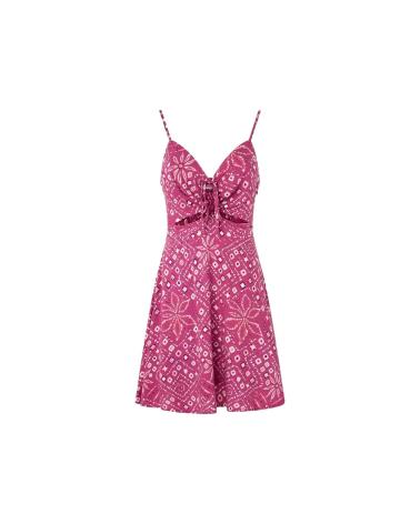 VESTITO CORTO STAMPATO PEPE JEANS DENISE PL953499 ROSA ROSA