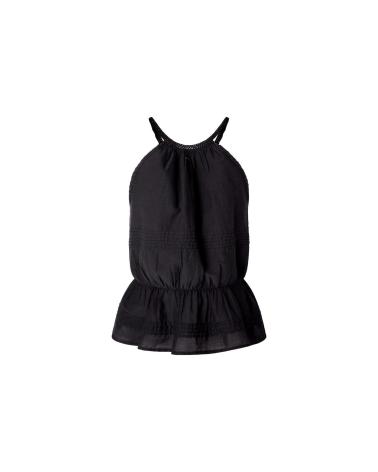 PEPE JEANS TOP PL304821 NERO CON SCOLLO A V E SPALLINE NEGRO