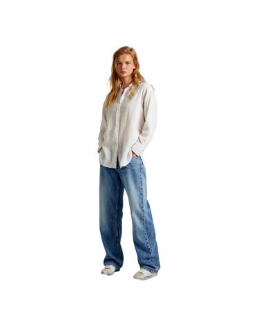 PEPE JEANS POLLY PL304804 WHITE SHIRT BLANCO