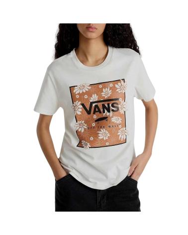 VANS OFF THE WALL TROPIC FILL FLORAL T-SHIRT BEIGE BEIGE