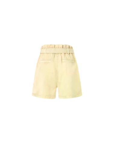 SHORTS PAPER BAG CON CINTURA PEPE JEANS PL801102 BEIGE BEIGE