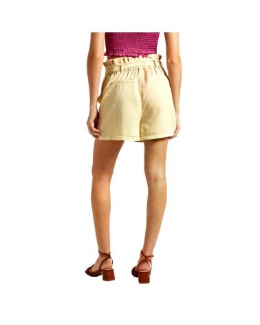 SHORTS PAPER BAG CON CINTURA PEPE JEANS PL801102 BEIGE BEIGE
