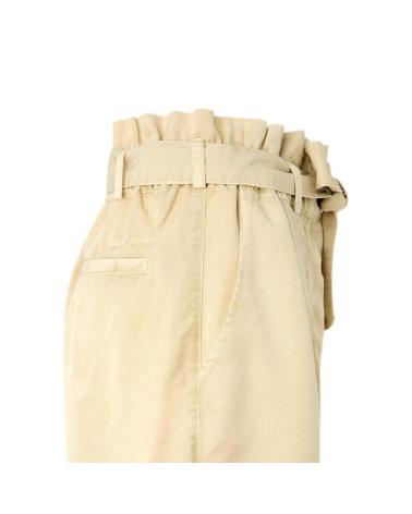 SHORTS PAPER BAG CON CINTURA PEPE JEANS PL801102 BEIGE BEIGE