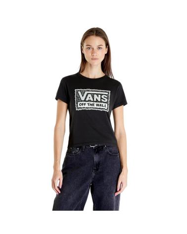 T-SHIRT VANS OFF THE WALL RUGGED BOX LOGO NERO NEGRO