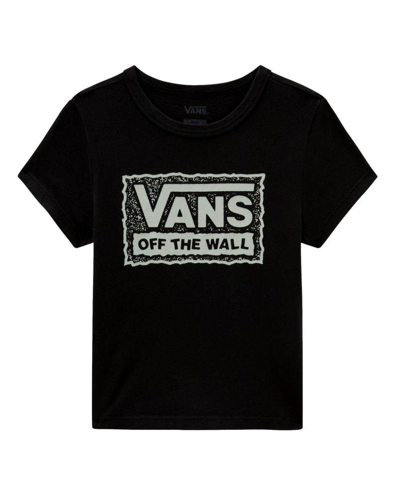 T-SHIRT VANS OFF THE WALL RUGGED BOX LOGO NERO NEGRO